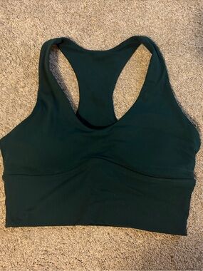 Cloud II Combo longline sports bra in color Forest
